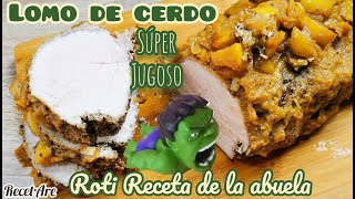 🥩COMO HACER LOMO DE CERDO AL HORNO🍏 PARA NAVIDAD