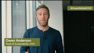 Owen Anderson | OVO | Green Skills at COP | IEMA