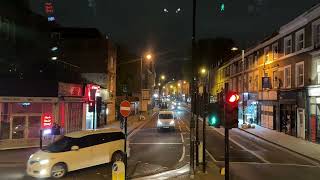 Night view at Edmonton Green, London