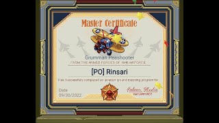 1945 Air Force Grumman Peashooter Master Certificate