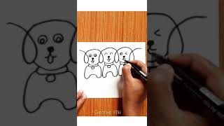 How to Draw a Labrador | Golden Retriever Puppy Easy #drawing #easy #kidsdrawing #dog