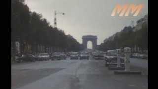 Road trip to Paris France & M1 England 1961 old cine film 298