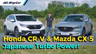 2021 Honda CR-V vs Mazda CX-5 Turbo SUV Comparison Review, Family Should Buy Which? | WapCar