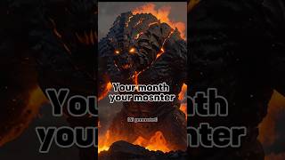 Your month your monster! #ai #shorts  #monster