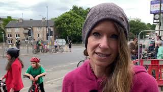 Cycle protest Lanark Road