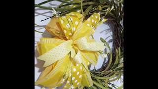 Wine and Wreath:  Love this yellow wreath