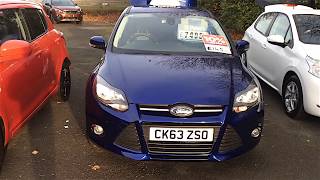 2013 Ford Focus 1.6TDCi (115ps) Zetec CK63 ZSO at St Peter's Peugeot Worcester