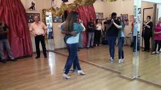 Kizomba Intermediate after class demo - Laura & Willy