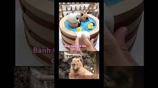 birthday Capybara tắm bồn #cake #capybara#nhacosen#cakedesign#shortrecipes#animecake#trangtríbánh