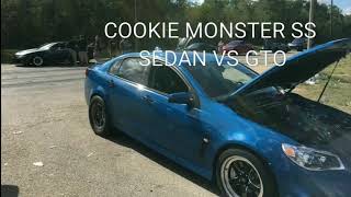 BOOST WAR ON THE STREET: TWIN TURBO PONTIAC GTO VS. PROCHARGED CHEVY SS SEDAN(COOKIE MONSTER)