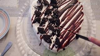 Tarte glacée oreo rapide et facile🍨 طورطة كلاصي أوريو سهل