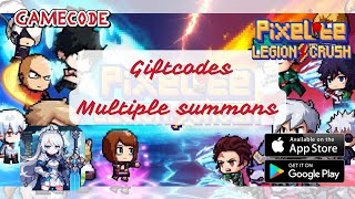 Pixelite Legion Crush Giftcodes and Multiple Summons #ios #android #mobilegame #giftcode #iosgames