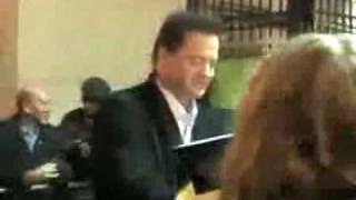 brendan fraser arriving at Royal Variety Show