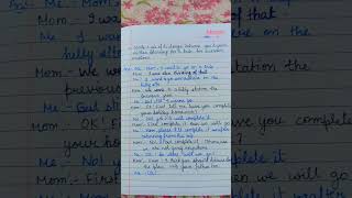 Class-9 English Grammar Dialogue writing ✍️#shorts #ytshorts #education #writing