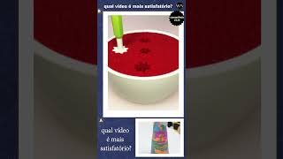 concorrência#124 "Qual vídeo é mais satisfatório, A ou B?" : Which video is most satisfying? A or B?