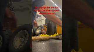 How to repair electric motor on golf cart. #golfcart #ezgo #diy #clubcar #ezgotxt #electricmotors