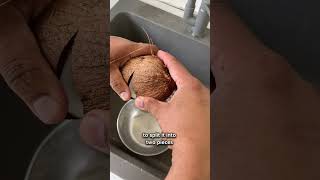 Easiest Hack to Open Coconuts