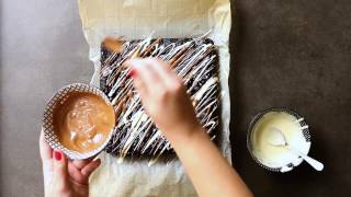 Triple chocolate coconut brownies | Simply Delicious