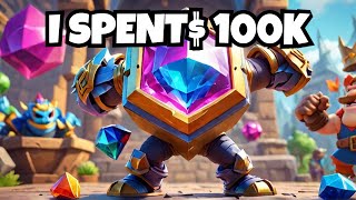 I Spent $100,000 On Clash Royale! #shorts #youtubeshorts #clash