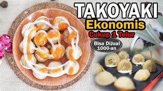 Cara Membuat Takoyaki Sederhana || CUKUP 1 TELUR || Bisa Dijual 1000An