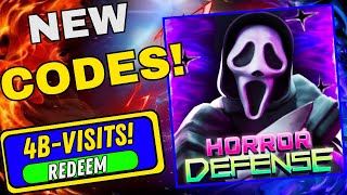 NEW CODES ROBLOX Horror Tower Defense CODES 2024 | Horror Tower Defense CODES | Horror Tower Defense