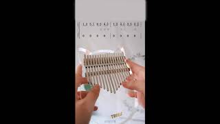 17 Keys Transparent Acrylic Thumb Piano Kalimba