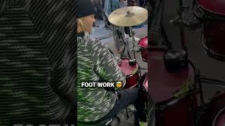 Drum Groove Foot Work Out 🤯 #drumming #musician #groove #drums