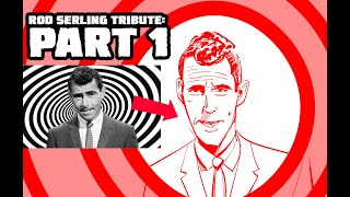 Digital Sketching Demo Using Photoshop (Rod Serling Twilight Zone illustration)