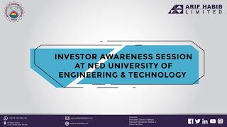 Investor Awareness Session at NED