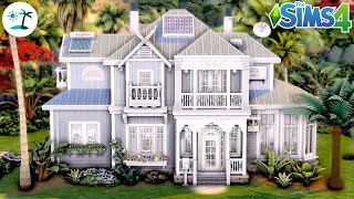 Beach Family Home 🌴👨‍👩‍👧‍👦 | Sims 4: Speed Build [No CC]