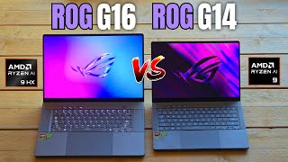 Zephyrus G16 (AMD) vs Zephyrus G14 (2024) - Asus ROG Gaming Laptop Comparison [Ryzen AI 9 HX 370]