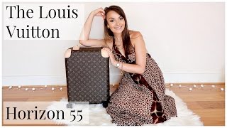 LOUIS VUITTON HORIZON 55 LUGGAGE CASE || REVIEW 2017 ♥