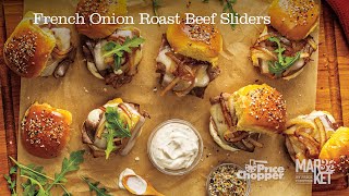 French Onion Roast Beef Sliders