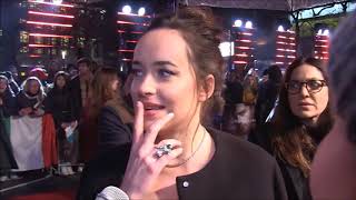 Dakota Johnson   Interview on London Red Carpet