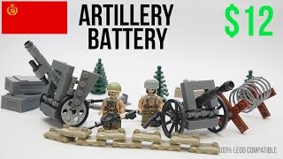 Lego WW2 Russian Artillery Battle of Stalingrad MOC Brickarms Minifigures Lepin Brickmania Gun