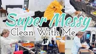 SUPER MESSY 2 DAY CLEAN WITH ME | EXTREMELY SATISFYING CLEANING MOTIVATION | SAHM CLEANING 2020