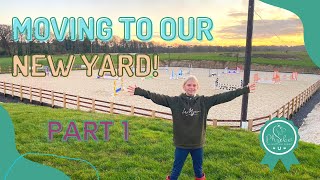 MOVING HORSES! NEW YARD! Follow the big move to our new exciting yard! And there’s a surprise too!