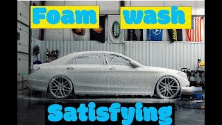 Mercedes Benz Foam Wash ASMR - Satisfying and Relaxing