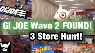 3 Store Target Toy Hunt! | GI JOE Classified Wave 2 FOUND! | Hot Wheels Mario Kart