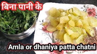 Healthy and tasty Amla and dhaniya chatni @foodlifeprocess