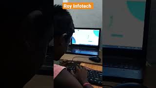 Ayush Typing Test In 5Sec #shortvideo #royinfotech #shortvideo