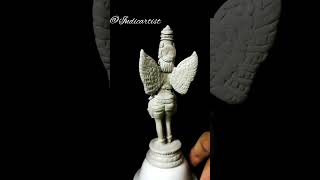 Garuda idol made of M-seel #art #devotional #viral #shorts