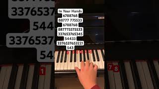 In Your Hands // follow my instagram: jessnotes123 #piano #pianotutorial #pianomusic #halle