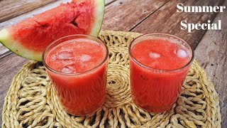 Summer special Watermelon Juice|| Watermelon lemonade || তরমুজের শরবত।।