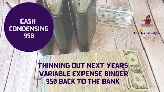 BILL EXCHANGE || $950 || CASH CONDENSING  MY VARIABLE EXPENSE BINDER || GETTING YEAR AHEAD IN BILLS