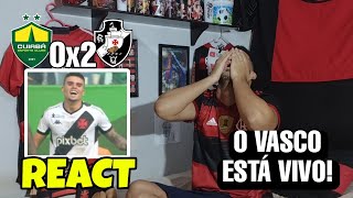 REACT CUIABÁ 0 X 2 VASCO MELHORES MOMENTOS BRASILEIRÃO 2023 REAÇÕES RIVAIS FLAMENGUISTAS