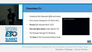 Streamlining Software Management with Chocolatey by Stephen Valdinger James Ruskin