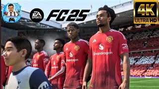 EA FC 25 -  Manchester United Tottenham Hotspurs- Xbox Next Gen Gameplay - Match 4K FC 25 gameplay