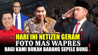 NETIZEN GERAM❗FOTO MAS WAPRES TIDAK DI ANGGAP OLEH MENTRI MUARAR SIRAIT