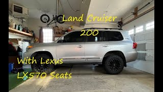 Land Cruiser 200 with LX570 Front Seat Swap